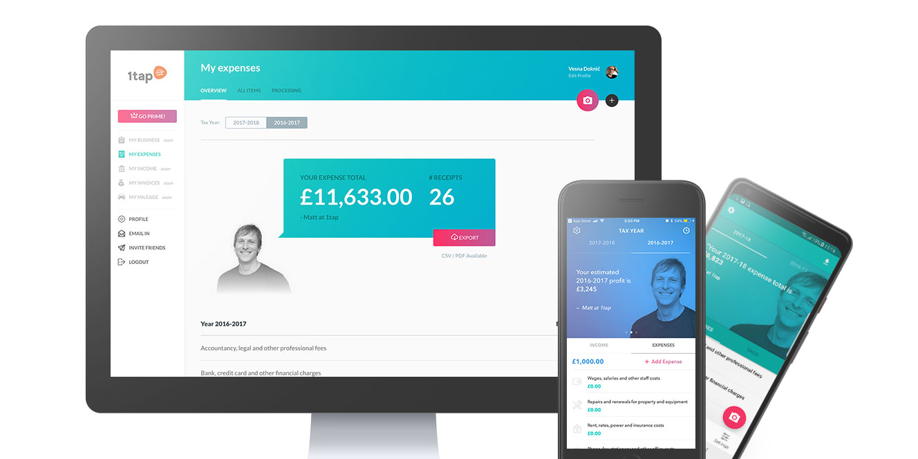1tap online desktop version for a better overview of your business data 1tap online desktop version for a better overview of your business data
